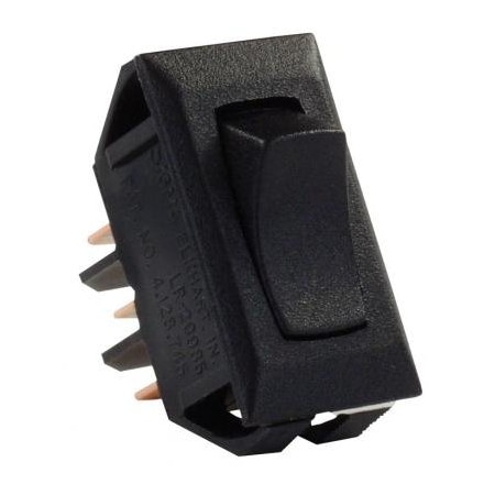 Jr Products STANDARD 12V ON/ON SWITCH, BLACK 12625